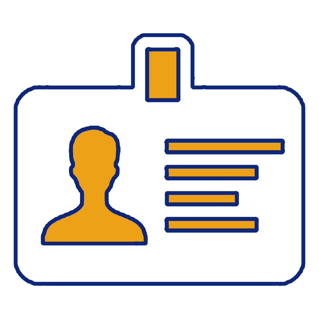 Employee ID card - Representing Permanent Hire