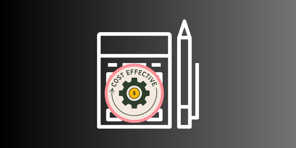 Cost Efficient - Save Time & Money​