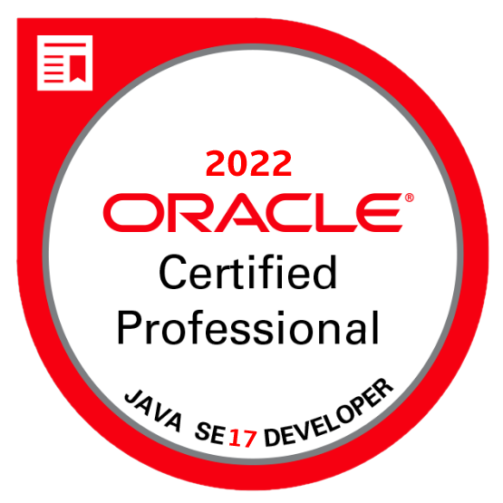 Oracle Certified Professional, Java SE Developer ​