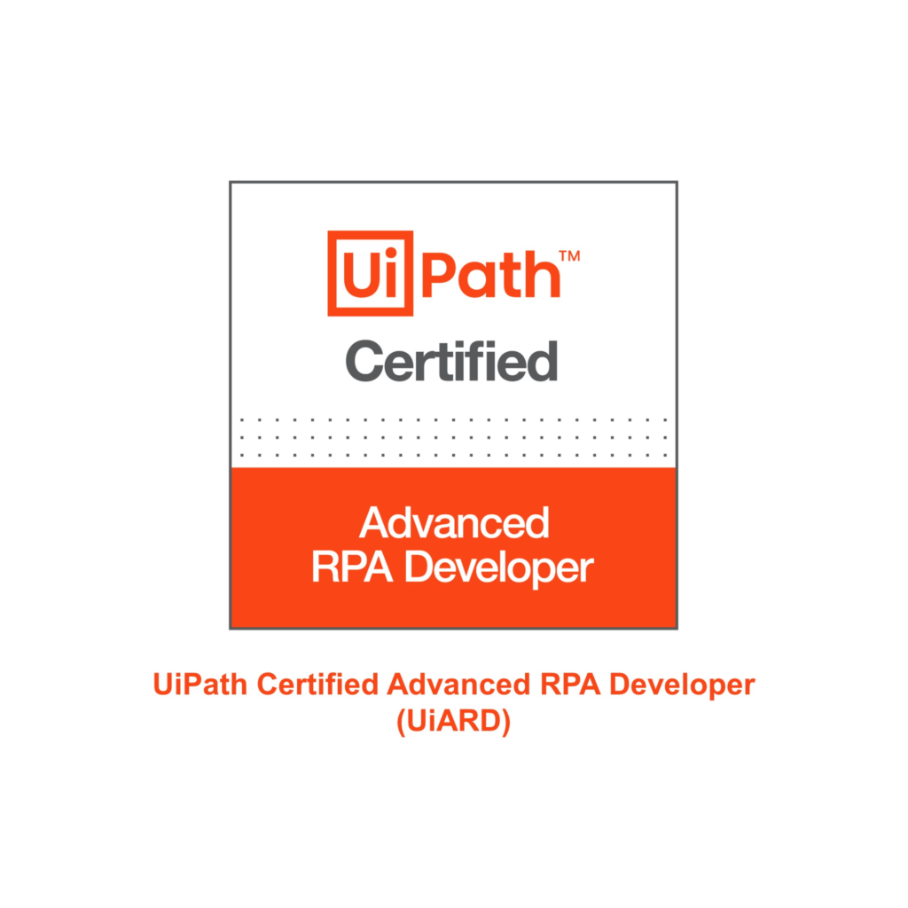 UiPath Certified RPA Developer​